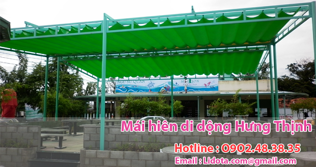 Thay bạt mái hiên di động tại quận 12 Tp.HCM