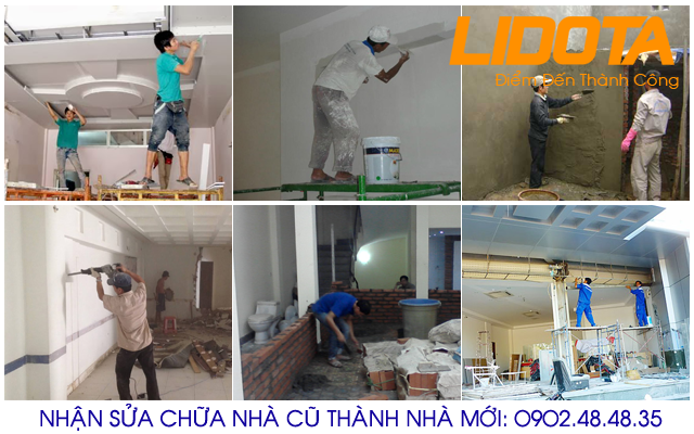 Dịch vụ sửa chữ nhà quận 1 công ty làm sửa nhà quận nhất HCM